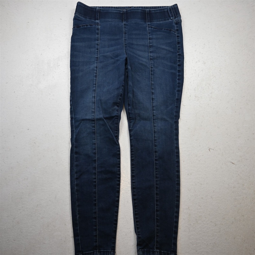 Simply Vera Vera Wang 14 High Rise Pull On Jegging Dark Stretch Denim Jeans
